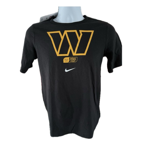 Washington Commanders Nike Youth Logo T-Shirt - Black Medium 10/12 - Picture 1 of 1